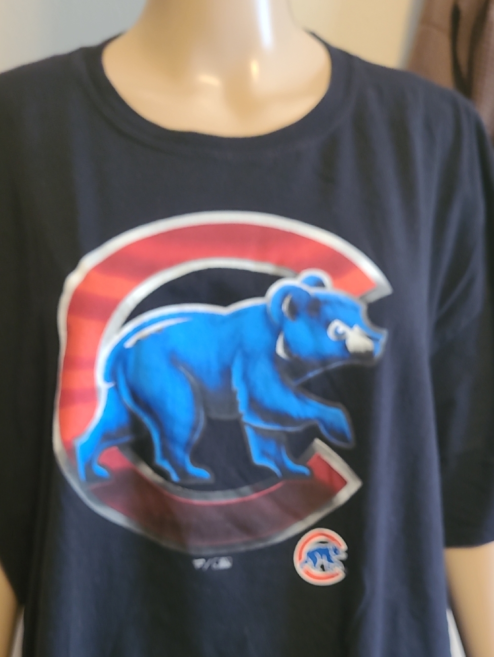 Fanatics Brand Chicago Cubs T-shirt - Black - Size 3X. - Picture 2 of 4